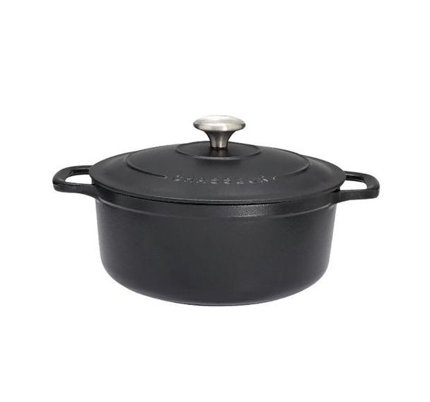 Cocotte en fonte ronde 32 cm Noire - Sublime - CHASSEUR
