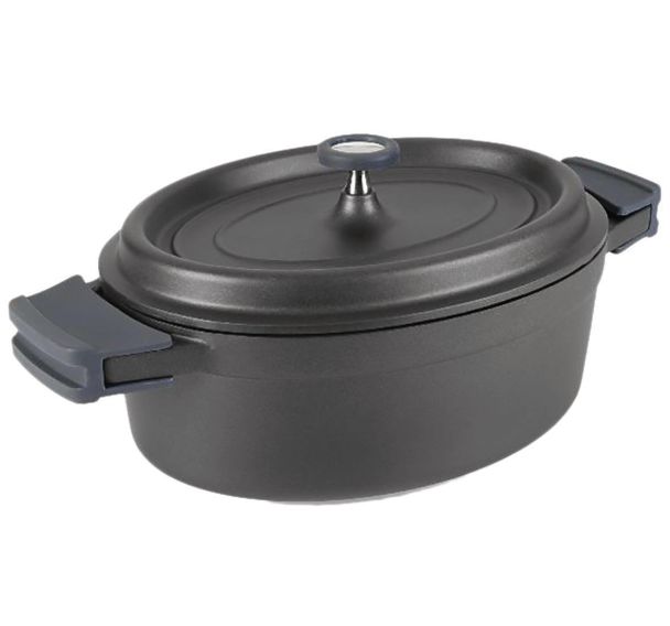 Cocotte ovale 31 cm Noir - Fundicion - Lacor