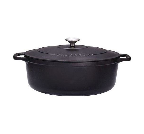 Cocotte ovale avec couvercle Le Chasseur - Noir - Matfer