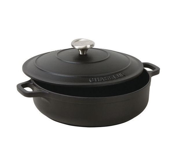 Cocotte ronde avec couvercle Le Chasseur - Noir - Matfer