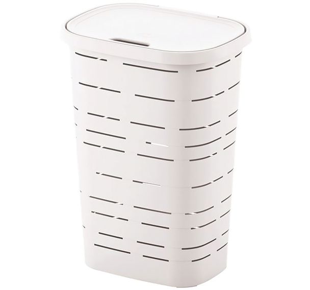 Coffre à linge signature 55l blanc