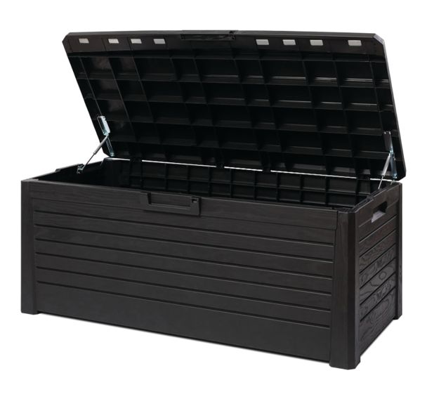 Coffre de jardin FLORIDA 550 L résine - anthracite