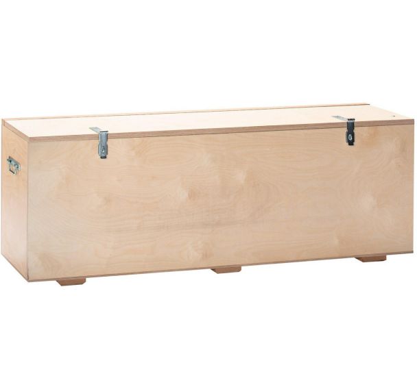 Coffre de rangement / banc en bois