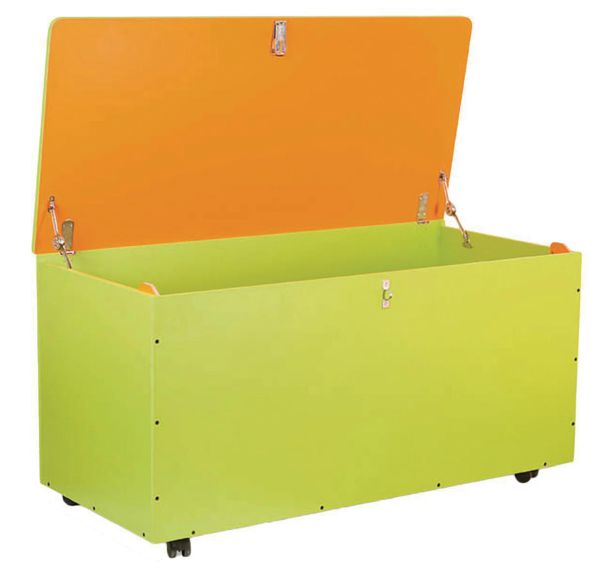 Coffre de rangement sur roulettes