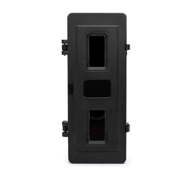 Coffre extincteur - Chargement frontal - Noir - Série 70