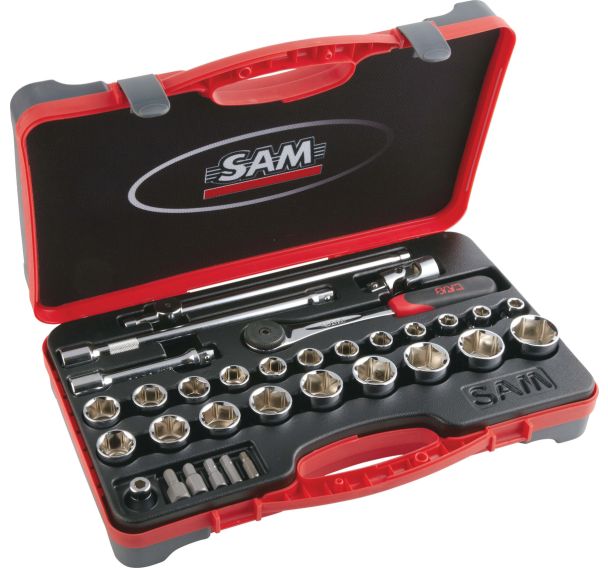 Coffret 1/2'' de 32 outils 6 pans en mm_75-SH32