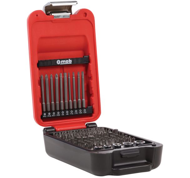 Coffret 2 en 1 vissage et douilles - 115 pièces - Mob