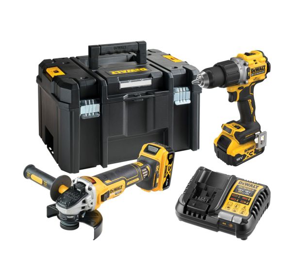 Coffret 2 outils XR 18V 5Ah Li-Ion Brushless