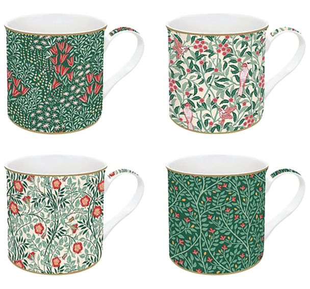 Coffret 4 mugs 30cL Floral Fantasy - Easy Life