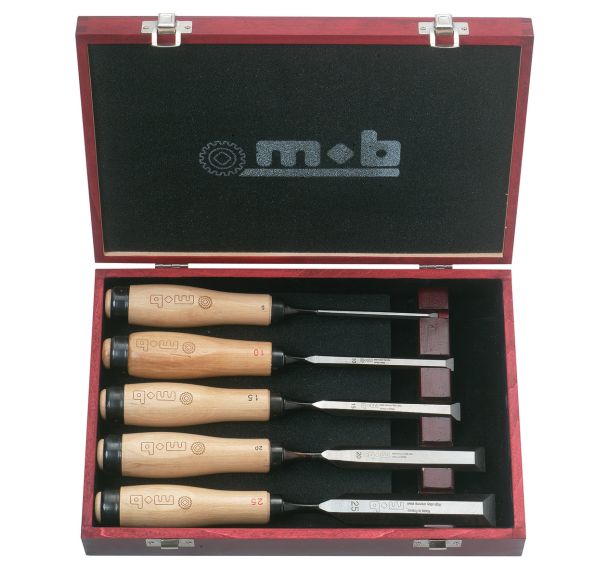 Coffret 5 ciseaux bois de sculpteur - Ref. : 7000200001