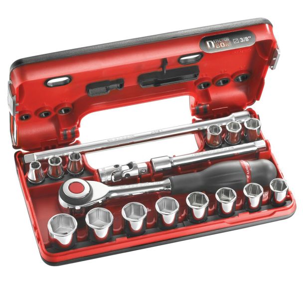 Coffret DBOX douilles 3/8'' 6 pans métrique - J.360DBOX1