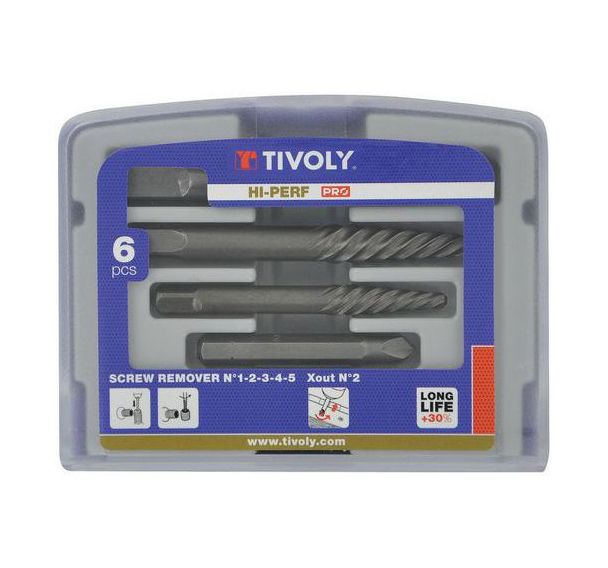 Coffret Extracteurs de goujons & vis - Tivoly