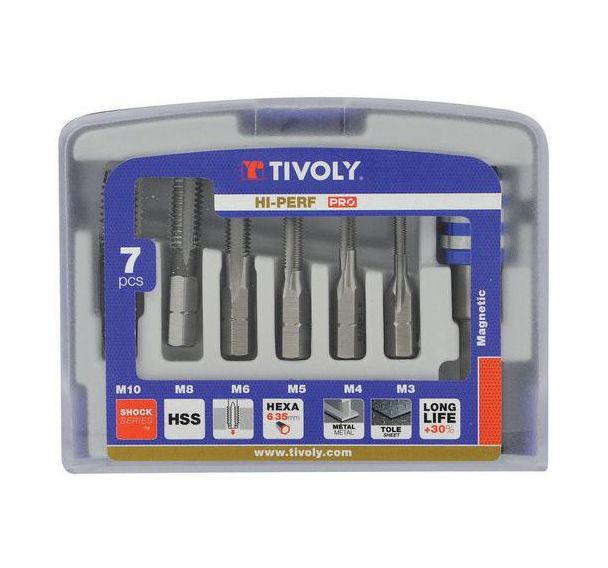 Coffret Tarauds HSS shock serie - Tivoly