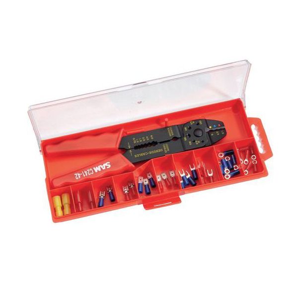 Coffret à sertir les cosses.