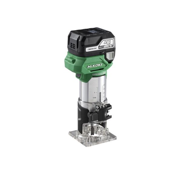 Coffret affleureuse sans fil 18V 5Ah - 8mm