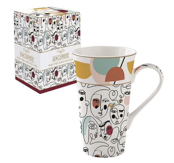 Coffret cadeau Mug géant 60 cl Modernism - Coffee Mania-Easy Life