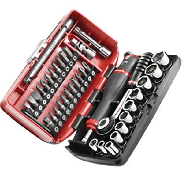 Coffret cliquet + douilles 1/4'' 6 pans - boîte nano