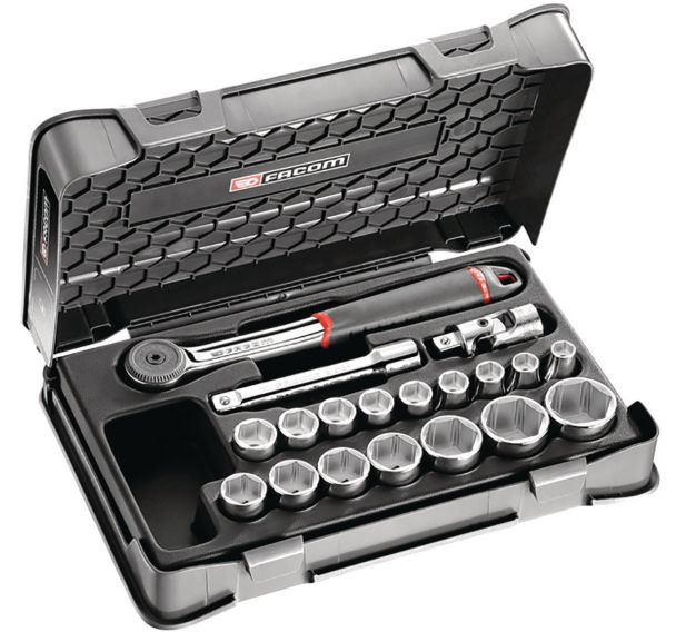 Coffret cliquet + douilles 1/2'' S.161-2P6 - Facom