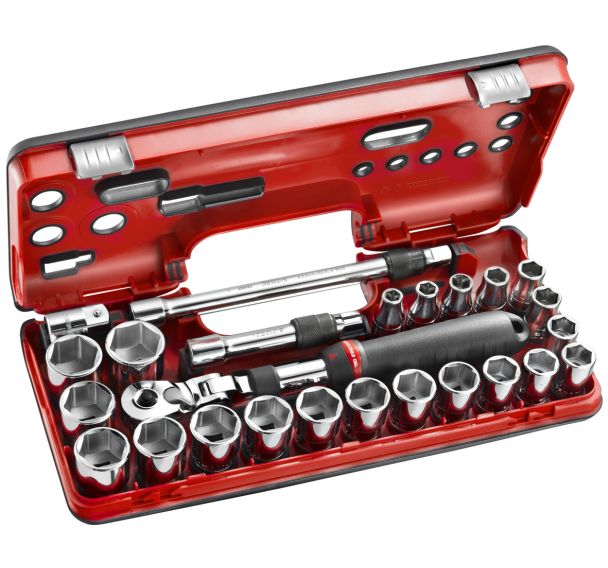 Coffret cliquet extensible + douilles 1/2" - 25 pcs - FACOM