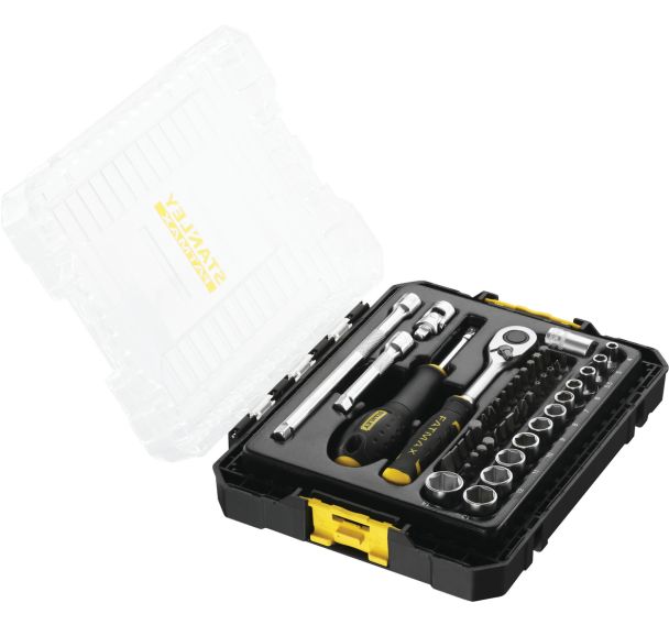 Coffret d'outils 1/4'' Stackbox Fatmax - 48 pcs - STANLEY