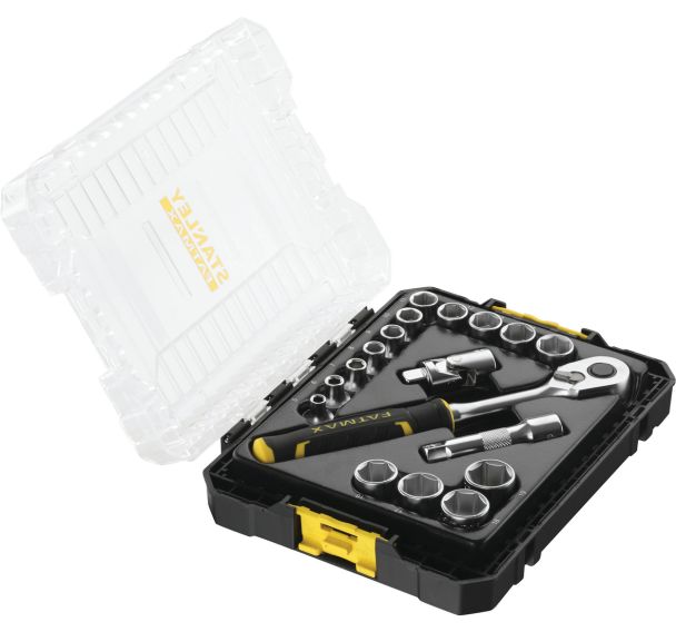 Coffret d'outils Stackbox M 3/8'' Fatmax - 18 pcs - STANLEY