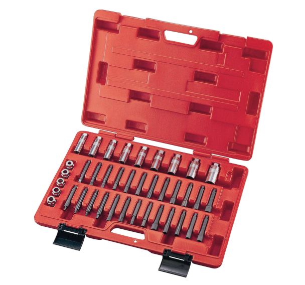 Coffret d'outils pour le démontage de supports d'amortisseur