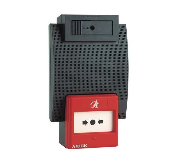 Coffret d'alarme incendie à pile