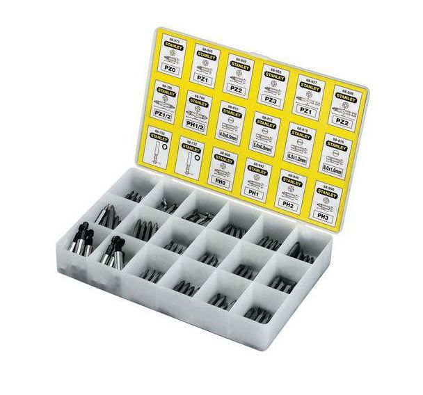 Coffret de 200 embouts de vissage - Stanley