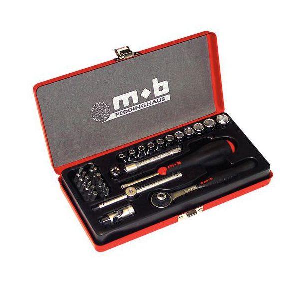 Coffret de 29 pièces 1/4'' 6 pans