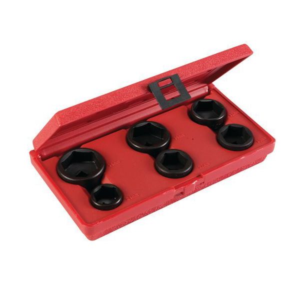 Coffret de 6 douilles coiffes pour filtres carburant