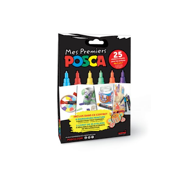 Coffret de 6 marqueurs Posca pointe fine