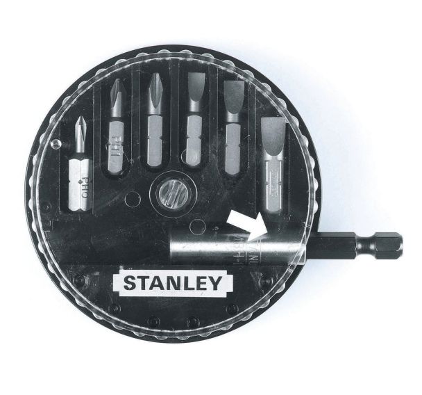 Coffret de 7 embouts de vissage - Stanley, Réf. Fabricant : 1-68-737