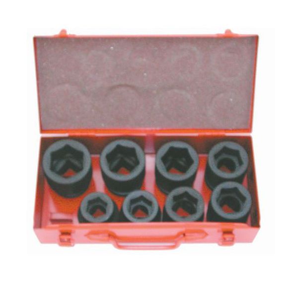 Coffret de 8 douilles 1''