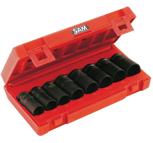 Coffret de 8 douilles 1/2'' pour écrous antivol et endommagés
