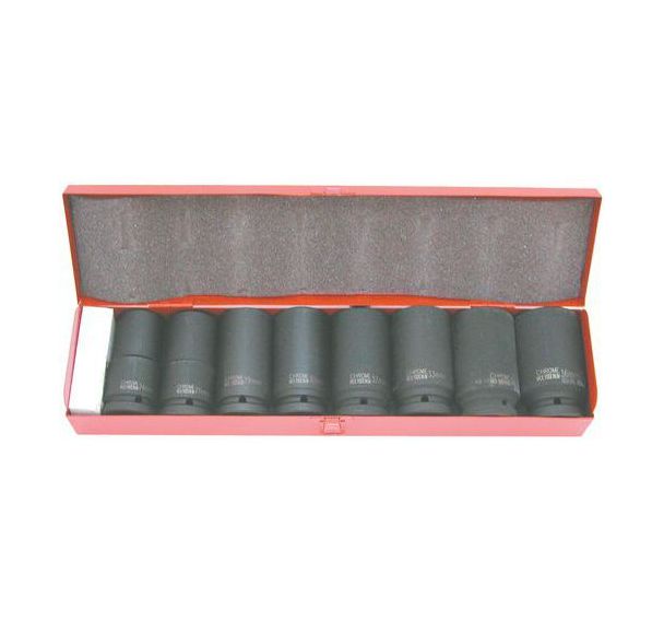 Coffret de 8 douilles 3/4 longues