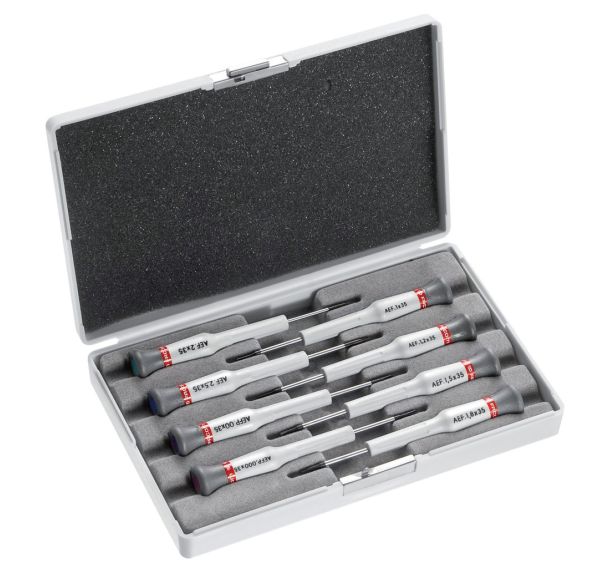 Coffret de 8 tournevis Micro-tech® à lame remplaçable Fente - Phillips®