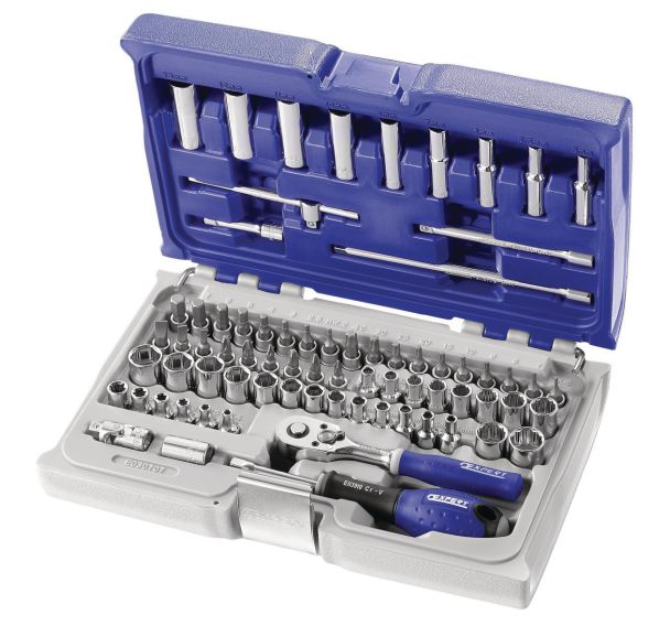 Coffret de douilles et accessoires 1/4  mixte