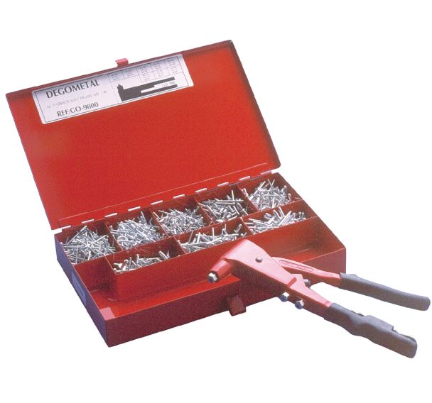 Coffret de rivets et pince professionnelle Coffret GO 980