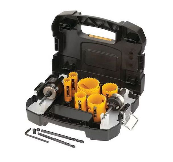 Coffret de scie cloche DT90355-QZ - 7 pièces