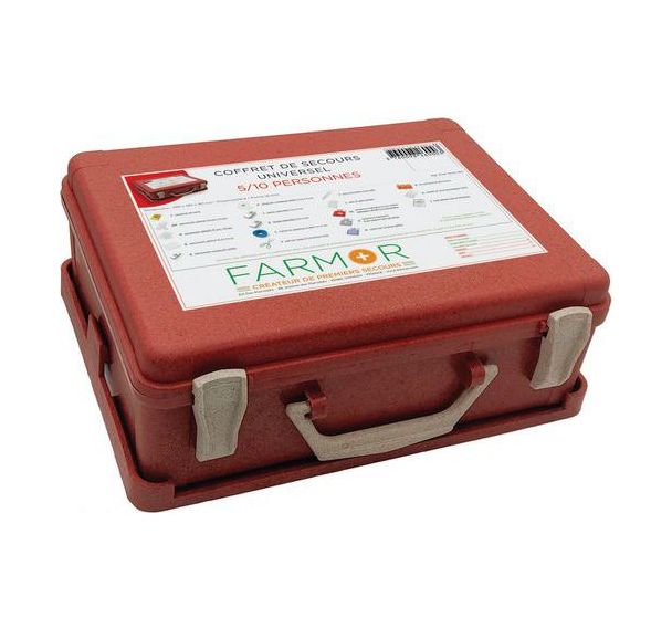 Coffret de secours Universel 5/10 personnes éco-conçu