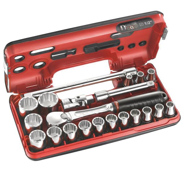 Coffret douilles 1/2'' - 21 pcs - FACOM