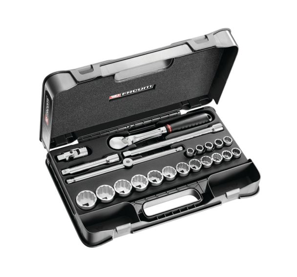 Coffret douilles 1/2'' 12 pans en pouces - SL.161-2P12U