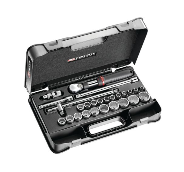 Coffret douilles 1/2'' 12 pans métriques - SXL.161-4P12