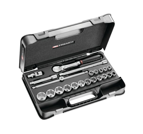 Coffret douilles 1/2'' 6 pans en pouces - SL.161-2P6U