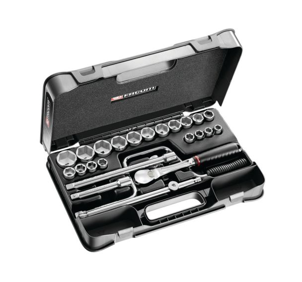 Coffret douilles 1/2'' 6 pans en pouces - SL.161-3P6U
