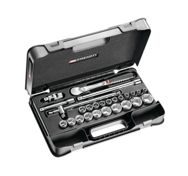 Coffret douilles 1/2'' 6 pans métriques - SL.161-4P6