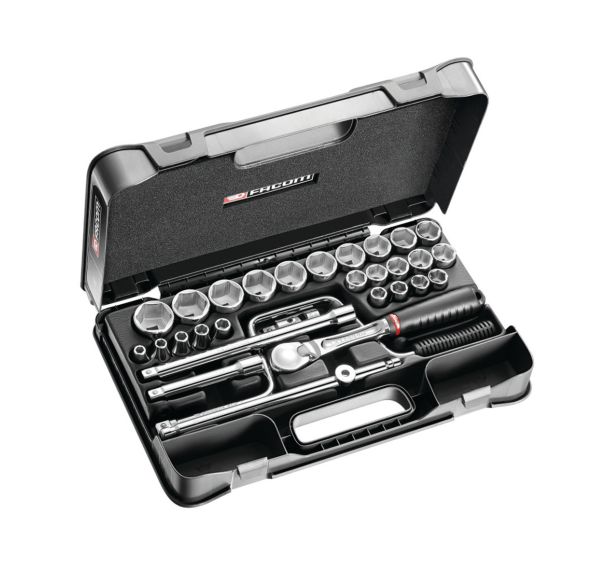Coffret douilles 1/2'' 6 pans métriques - SL.161-5P6