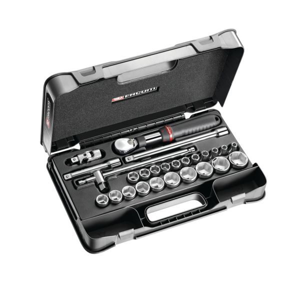 Coffret douilles 1/2'' 6 pans métriques - SXL.161-4P6