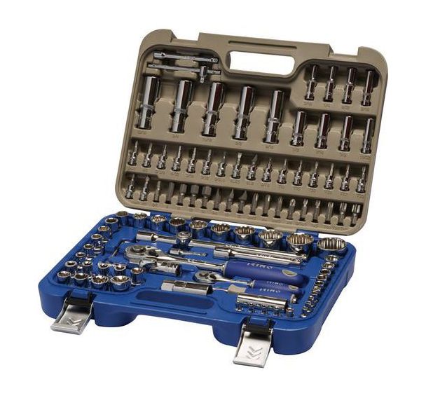 Coffret douilles 1/4" et 1/2" pouces 103 pièces