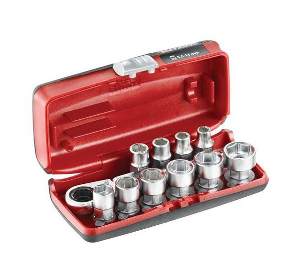 Coffret douilles hexagonales 1/4'' 6 pans Facom - 11 pièces